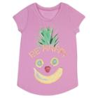 Girls 7-16 & Plus Size Harper & Elliott Rounded-hem Food Graphic Tee, Size: Large, Lt Purple