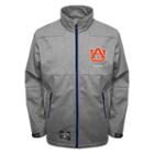 Men's Franchise Club Auburn Tigers Tech Fleece Softshell Jacket, Size: Small, Grey