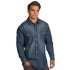Men's Antigua Colorado Buffaloes Chambray Shirt, Size: Large, Blue