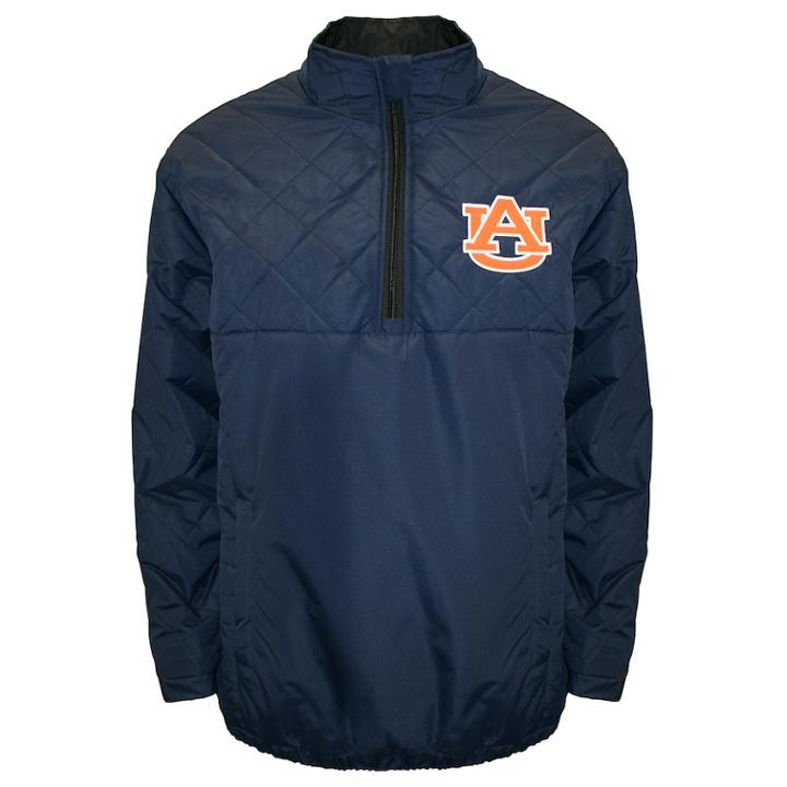 Adult Franchise Club Auburn Tigers Clima Quarter-zip Jacket, Adult Unisex, Size: 3xl, Blue