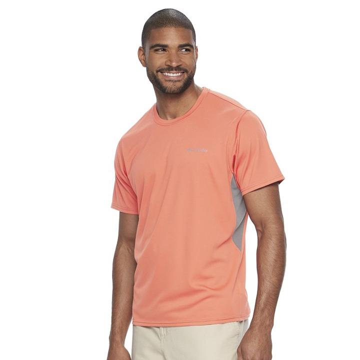 Men's Columbia Cool Coil Classic-fit Crewneck Tee, Size: Small, Brt Orange