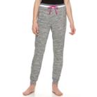 Juniors' So&reg; Foldover Jogger Pants, Size: Large, Black