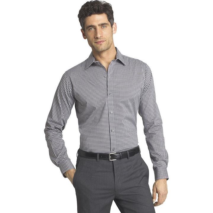 Big & Tall Van Heusen Flex Stretch Button-down Shirt, Men's, Size: Xxl Tall, Grey Other