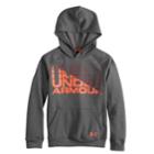 Boys 8-20 Under Armour Wordmark Rival Hoodie, Size: Small, Med Grey