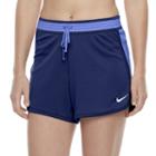 Women's Nike Training Swoosh Mesh Shorts, Size: Medium, Med Blue