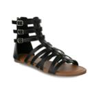 Olivia Miller Tampa Women's Gladiator Sandals, Size: 7, Black