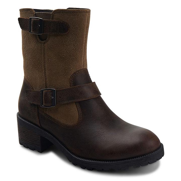 Eastland Belmont Women's Leather Ankle Boots, Size: Medium (9.5), Brown