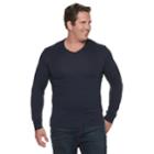 Big & Tall Sonoma Goods For Life&trade; Supersoft Modern-fit V-neck Tee, Men's, Size: 4xl Tall, Dark Blue