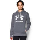 Women's Under Armour Favorite Fleece Popover Hoodie, Size: Large, Grey Other