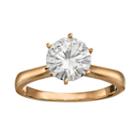 Forever Brilliant 1 9/10 Carat T.w. Lab-created Moissanite 14k Gold Solitaire Ring, Women's, Size: 8, White