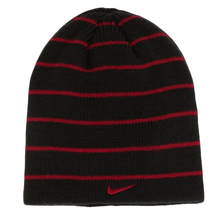 Nike Stripe Beanie - Boys 8-20, Light Red