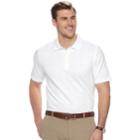 Big & Tall Van Heusen Flex Classic-fit Windowpane Polo, Men's, Size: 3xl Tall, White