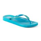 So&reg; Women's Glitter Flip-flops, Size: Large, Turquoise/blue (turq/aqua)