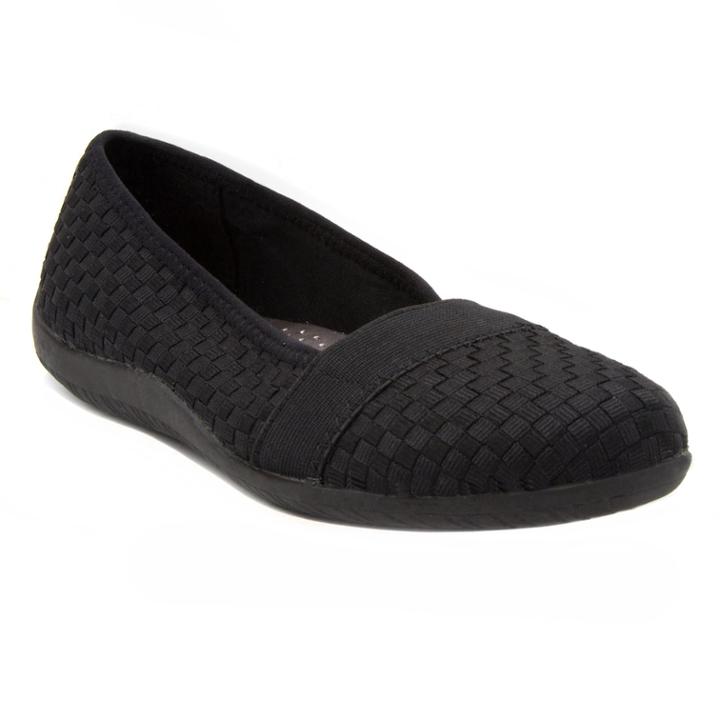 London Fog Aldgate Women's Flats, Size: Medium (6), Black