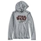 Boys 8-20 Star Wars X-wing Hooded Tee, Size: Large, Red Overfl