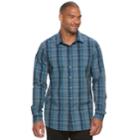 Big & Tall Apt. 9&reg; Premier Flex Modern-fit Stretch Button-down Shirt, Men's, Size: 2xb, Turquoise/blue (turq/aqua)