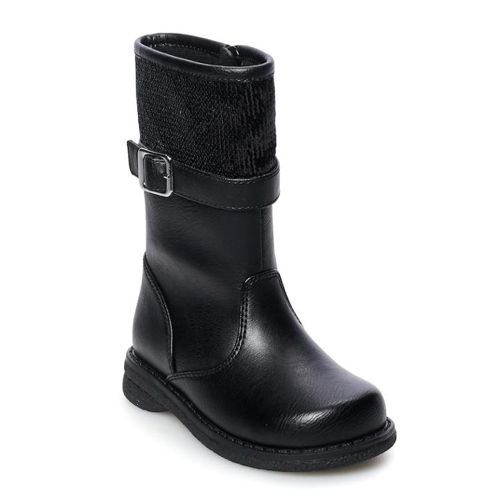 Rachel Shoes Kendra Toddler Girls' Buckle Boots, Size: 9 T, Oxford