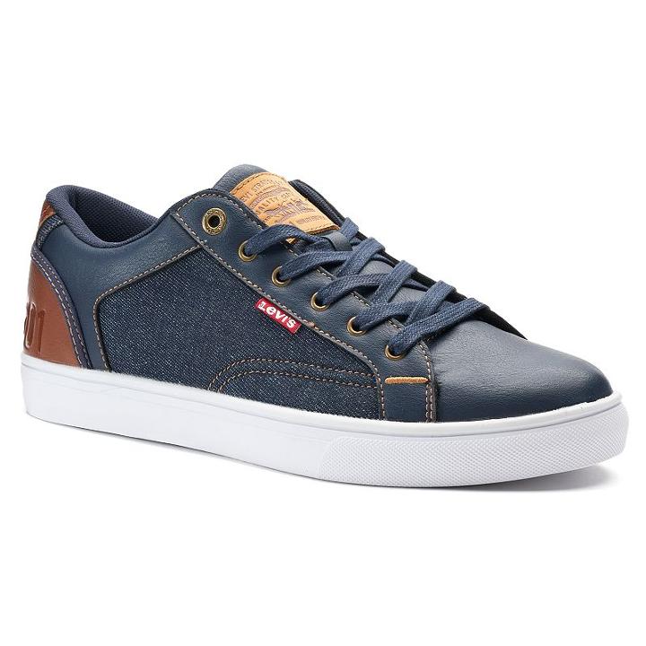 Levi's&reg; Jeffrey 501 Denim Men's Sneakers, Size: 12, Blue (navy)