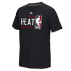 Adidas Men's Miami Heat Play It Forward Tee, Size: Xl, Black