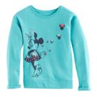 Disney's Minnie Mouse Girls 4-10 Pullover Top By Jumping Beans&reg;, Size: 5, Turquoise/blue (turq/aqua)
