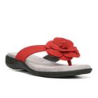 Lifestride Elita Women's Sandals, Size: 8 Wide, Dark Red