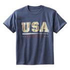 Boys 8-20 Usa Baseball Tee, Boy's, Size: Xl, Blue (navy)