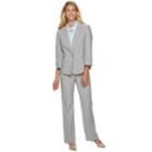 Women's Le Suit Pinstripe Jacket & Pant Suit, Size: 14, Black