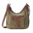 Concept Blainfield Two-tone Crossbody Bag, Women's, Dark Green