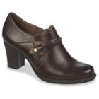 Naturalsoul By Naturalizer Sizzle Women's Wide-width Slip-on Shooties, Size: 6 Wide, Brown Over