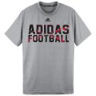 Boys 8-20 Adidas Football Tee, Boy's, Size: Medium, Grey