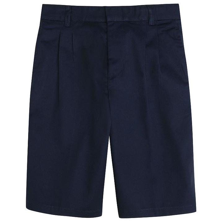 Boys 4-7 French Toast School Uniform Pleated Adjustable Waist Shorts, Boy's, Size: 4, Blue (navy)