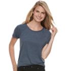 Women's Sonoma Goods For Life&trade; Super Soft French Terry Raglan Tee, Size: Xl, Grey