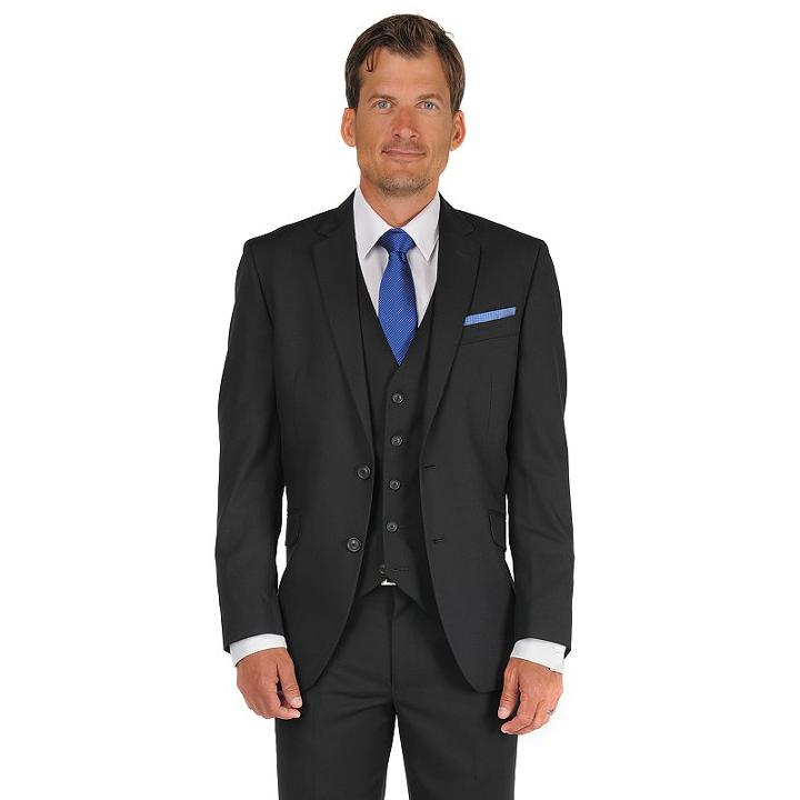 Men's Billy London Slim-fit Black Suit Jacket, Size: 42 Long