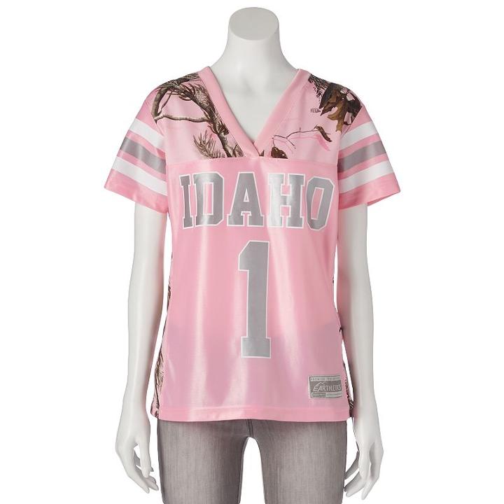 Women's Realtree Idaho Vandals Game Day Jersey, Size: Small, Pink