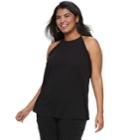 Plus Size Candie's&reg; Ruffle Halter Top, Teens, Size: 2xl, Oxford