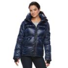 Women's S13 Kylie Hooded Down Puffer Jacket, Size: Large, Dark Blue