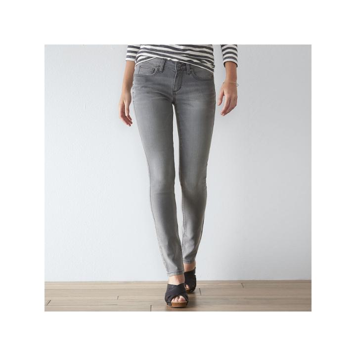 Women's Sonoma Goods For Life&trade; Faded Skinny Jeans, Size: 8 - Regular, Blue Other