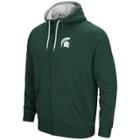 Men's Campus Heritage Michigan State Spartans Zip-up Hoodie, Size: Medium, Dark Green