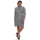 Plus Size Dana Buchman Mitered Sweater Dress, Women's, Size: 1xl, Oxford