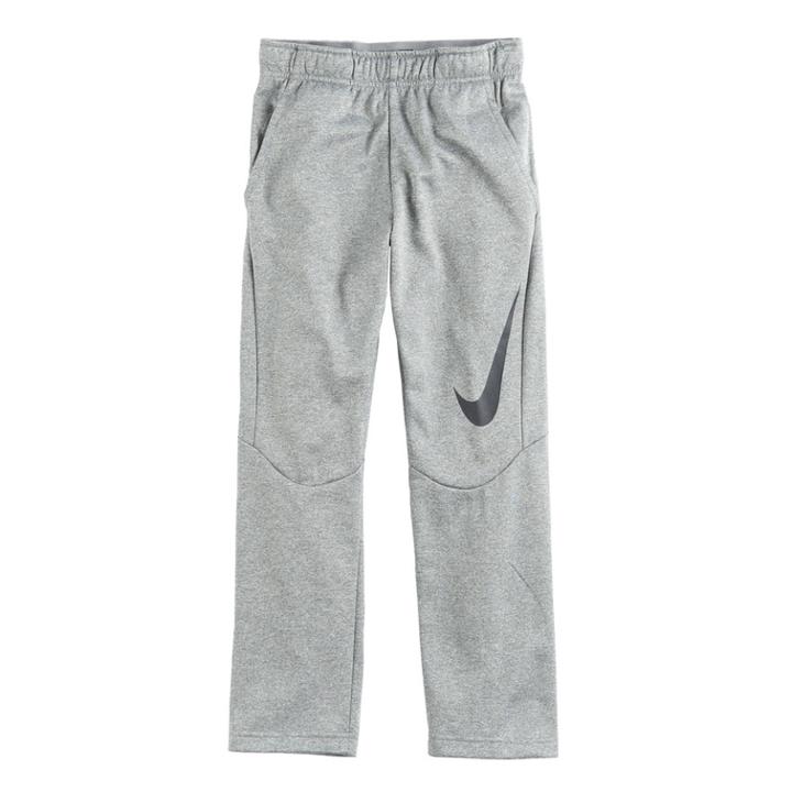 Boys 8-20 Nike Therma Big Logo Pants, Size: Xl, Grey Other