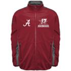 Men's Franchise Club Alabama Crimson Tide 17-time National Champions Softshell Jacket, Size: Large, Red