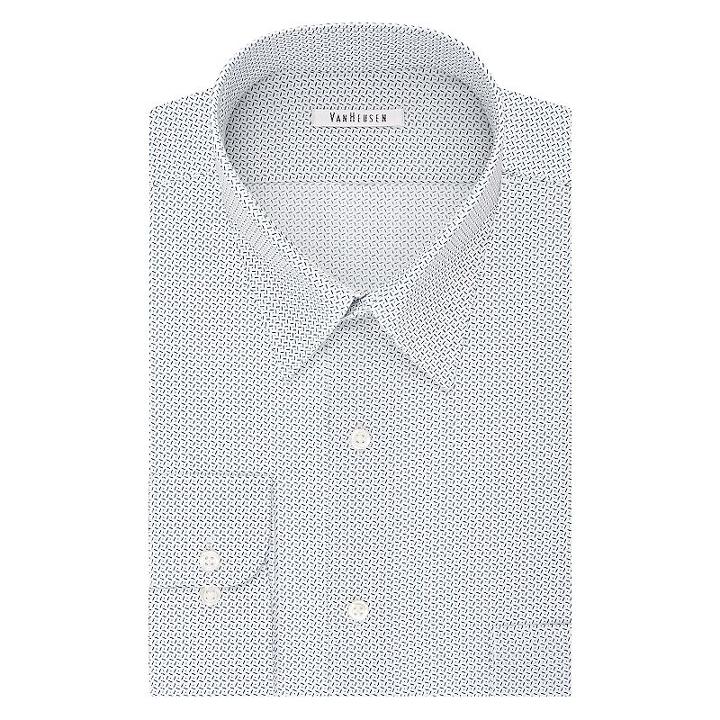 Men's Van Heusen Regular-fit Wrinkle-free Dress Shirt, Size: S 32-33, Blue Other