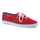 Keds Champion Women's Oxford Shoes, Size: 7 Wide, Red
