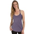 Women's Soybu Valence Twist Racerback Tank, Size: Large, Med Purple