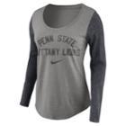 Women's Nike Penn State Nittany Lions Raglan Essentials Tee, Size: Xxl, Dark Grey