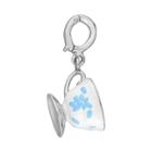 Laura Ashley Jubilee Collection Sterling Silver Teacup Charm, Women's, Grey