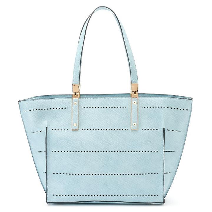 Mellow World Bridgett Laser-cut Tote, Women's, Light Blue