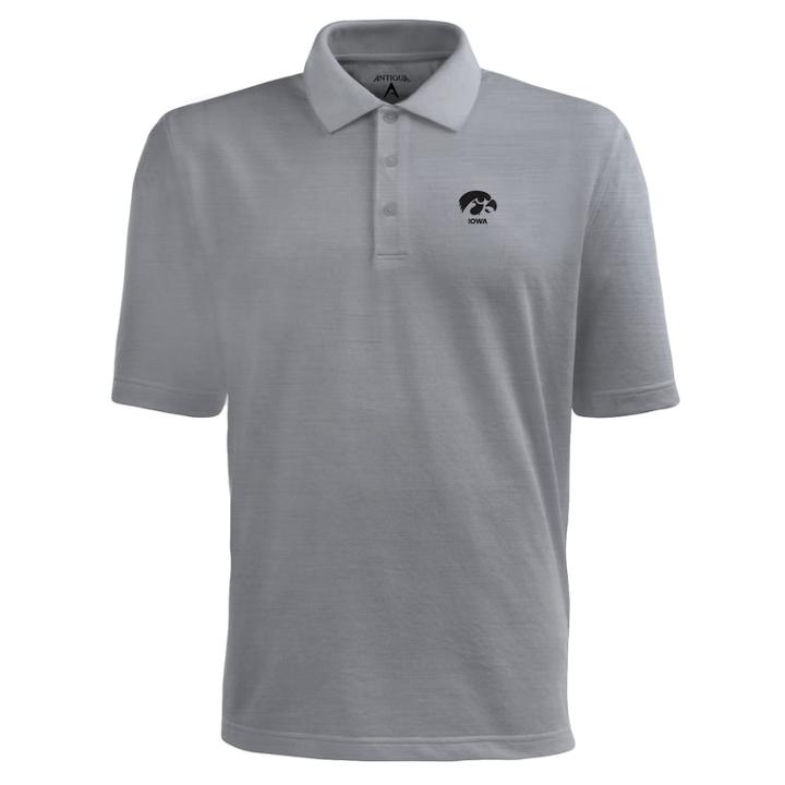 Men's Iowa Hawkeyes Pique Xtra Lite Polo, Size: Xl, Grey
