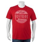 Big & Tall Sonoma Goods For Life&trade; Vintage Guitars Tee, Men's, Size: L Tall, Brt Red