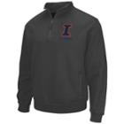 Men's Illinois Fighting Illini Fleece Pullover, Size: Xxl, Grey (charcoal)